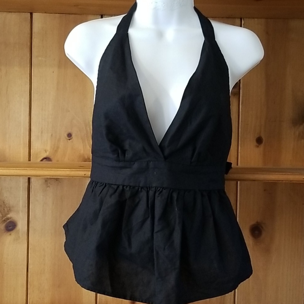 Free People Linen Halter